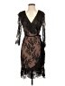 Francesca's 100% Nylon Black Cocktail Dress Size S - photo 1