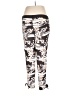 Elevenses Print Ivory Casual Pants Size M - photo 2