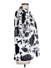 Ann Taylor Floral Gray Short Sleeve Blouse Size L - photo 4