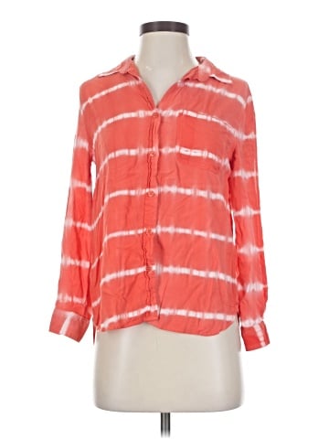 Velvet Heart 3/4 Sleeve Button-Down Shirt (view 1)