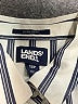 Lands' End 100% Cotton Stripes Ivory Long Sleeve Button-Down Shirt Size 12 (petite) - photo 7