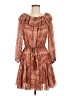 AaKaa 100% Polyester Paisley Brown Casual Dress Size M - photo 1