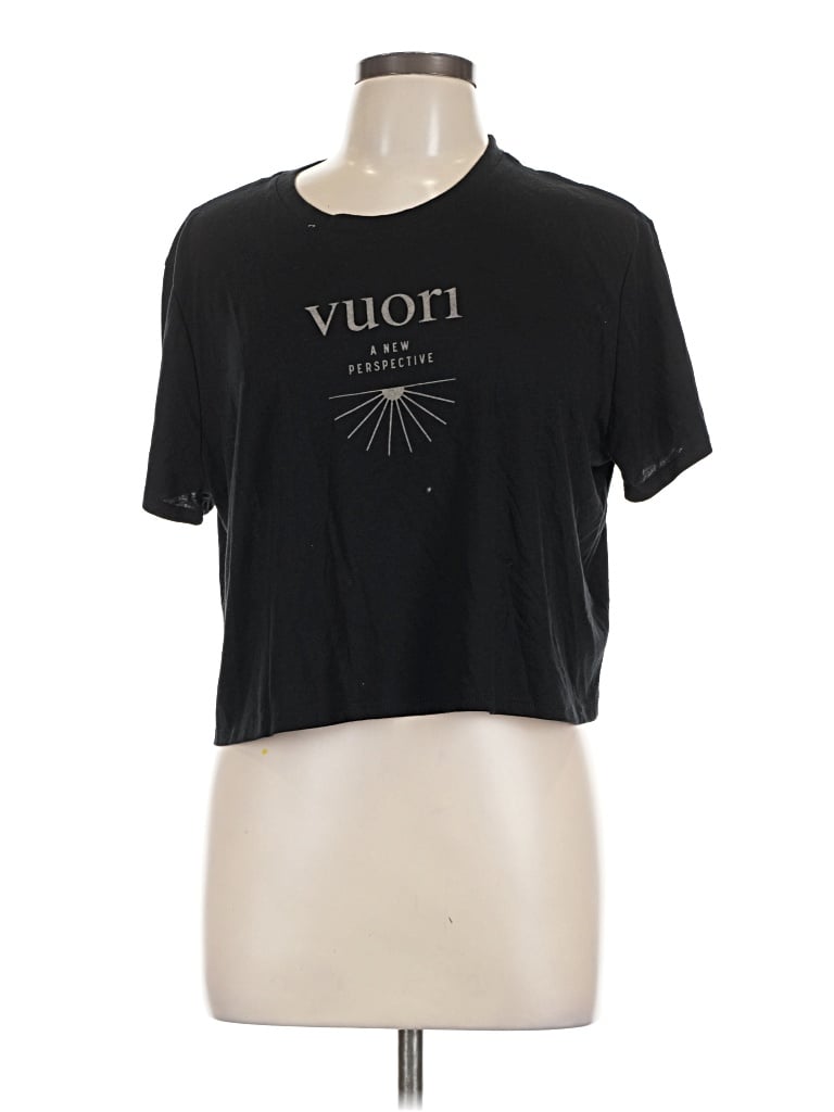 Pre-owned Vuori Short Sleeve T-shirt In Black