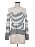 Joie Stripes Gray Pullover Sweater Size S - photo 1