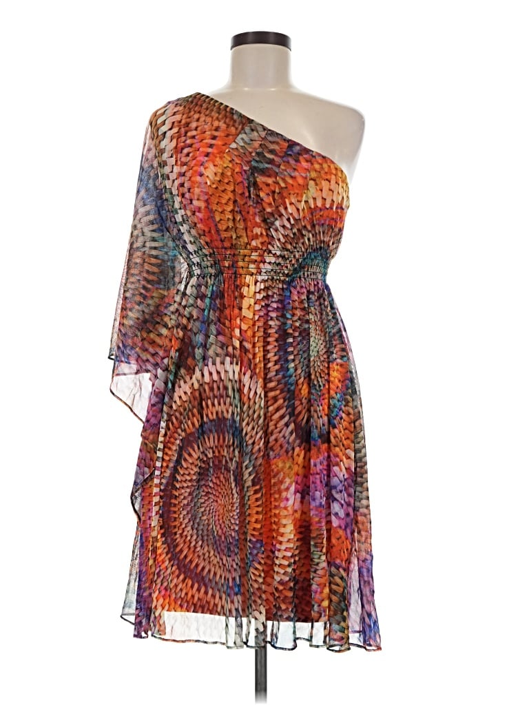 Pre-owned Muse Cocktail Dress In Orange