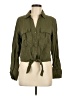 Sanctuary Green Long Sleeve Blouse Size M - photo 1