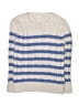 Crewcuts Outlet 100% Cotton Stripes Blue Pullover Sweater Size 6 - 7 - photo 1