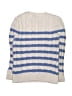 Crewcuts Outlet 100% Cotton Stripes Blue Pullover Sweater Size 6 - 7 - photo 2