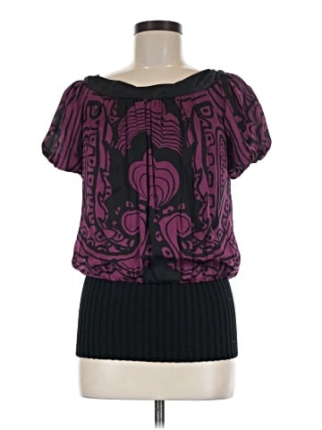 Mint by Jodi Arnold Short Sleeve Silk Top (view 1)