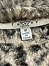 Fever 100% Polyester Animal Print Black Faux Fur Jacket Size M - photo 6