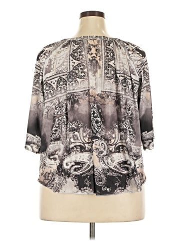 One World 3/4 Sleeve Blouse (view 2)