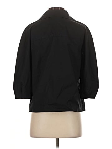 Donna Karan New York 3/4 Sleeve Button-Down Shirt (view 2)