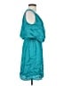 Mango Teal Cocktail Dress Size 2 - photo 4