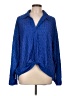 Willow & Root Blue Long Sleeve Blouse Size L - photo 1