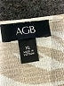 AGB Ivory Tan Short Sleeve Blouse Size XL - photo 7
