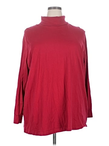 Woman Within Long Sleeve Turtleneck (view 1)