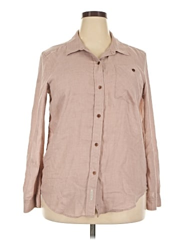 CALVIN KLEIN JEANS Long Sleeve Button-Down Shirt (view 1)