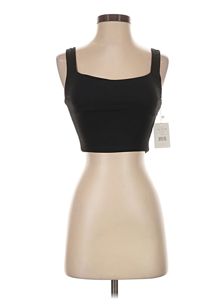 Pre-owned Andie Tube Top Black Strapless Neckline Tops