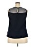 Green Envelope Blue Sleeveless Blouse Size 1X - photo 2