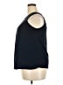 Green Envelope Blue Sleeveless Blouse Size 1X - photo 5