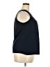 Green Envelope Blue Sleeveless Blouse Size 1X - photo 4
