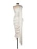 BCBGMAXAZRIA 100% Polyester Ivory Cocktail Dress Size 6 - photo 2