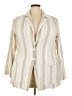 Torrid Stripes Ivory Blazer Size 3X Plus (3) - photo 1