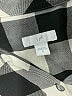 J.Jill 100% Rayon Checkered-gingham Black Long Sleeve Button-Down Shirt Size M - photo 7