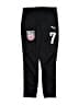 Puma 100% Polyester Black Track Pants Size M (youth) - photo 1