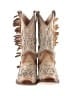 Corral Teens 100% Leather Silver Tan Boots Size 4 (youth) - photo 2