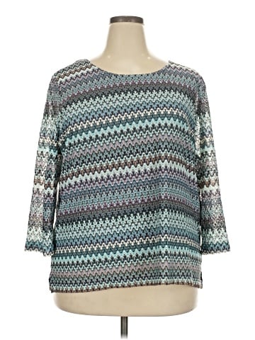 Alfred Dunner 3/4 Sleeve Top (view 1)