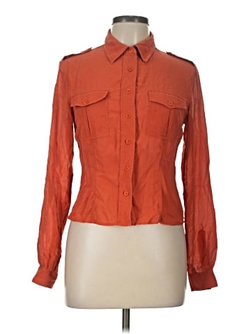 Finity Studio Long Sleeve Silk Top (view 1)