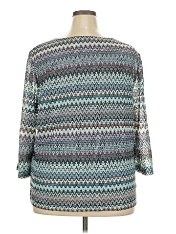 Alfred Dunner 3/4 Sleeve Top (view 2)