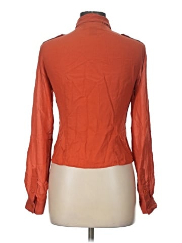 Finity Studio Long Sleeve Silk Top (view 2)