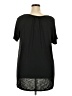 Just My Size Black Short Sleeve Blouse Size 3X Plus - photo 2