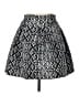 Xhilaration Graphic Silver Casual Skirt Size L - photo 1