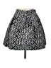 Xhilaration Graphic Silver Casual Skirt Size L - photo 2