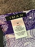 IMAN Paisley Purple 3/4 Sleeve Blouse Size M - photo 7