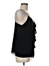 Naked Zebra 100% Polyester Black Sleeveless Blouse Size M - photo 4