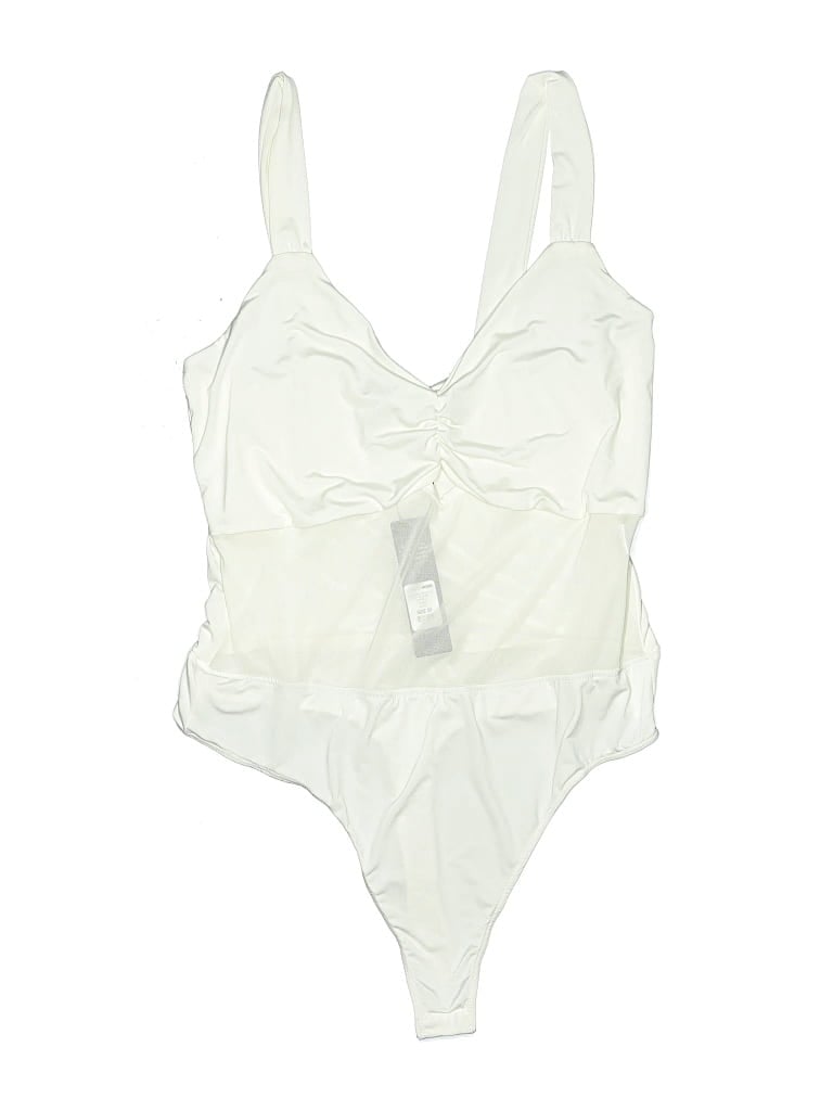Fashion Nova Bodysuit In Ivory