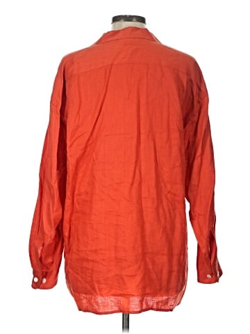 Ann Taylor 3/4 Sleeve Button-Down Shirt (view 2)