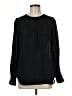 J.Crew 100% Viscose Black Long Sleeve Blouse Size 6 - photo 1