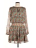Easel 100% Polyester Paisley Green Casual Dress Size M - photo 1