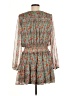 Easel 100% Polyester Paisley Green Casual Dress Size M - photo 2