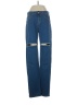 Bebe Color Block Blue Jeans Size 27 waist - photo 1