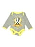 Harry Potter Graphic Gray Long Sleeve Onesie Size 0-3 mo - 3-6 mo - photo 1