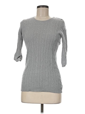 White + Warren Cashmere Pullover Sweater (view 1)
