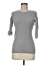 White + Warren 100% Cashmere Gray Cashmere Pullover Sweater Size M - photo 1