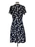 MSBASIC 100% Polyester Floral Blue Casual Dress Size L - photo 2