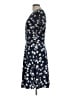 MSBASIC 100% Polyester Floral Blue Casual Dress Size L - photo 5